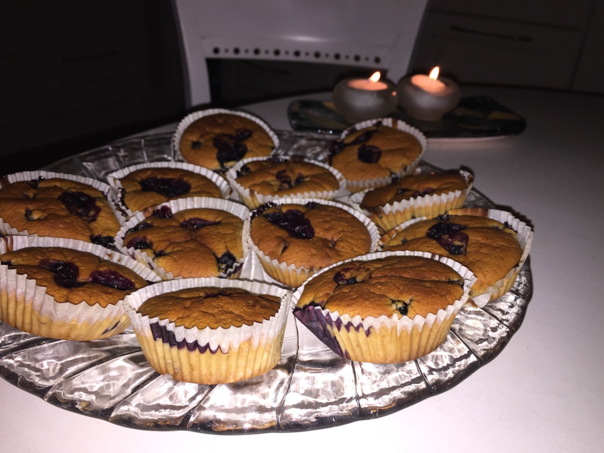 Cozy Winter Muffins w/Blueberries and Chocolate (… no sugar) – My All ...